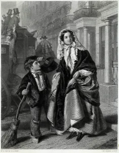 Sweepers: Child labour, boy street sweeper
