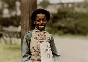 Newsboy: Child Labour in Colour