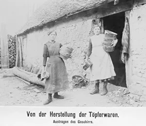 Bowls: Child labour in a pottery workshop, 1919