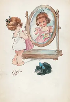 Gilson: Child in front of mirror