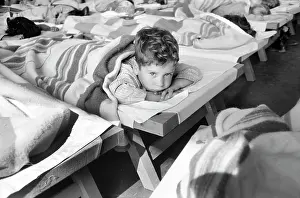 Napping: Child - nursery school - migratory labour camp