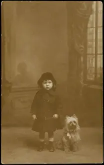 Wester: CHILD WITH PET DOG