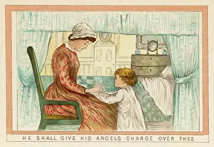 C1884: CHILD PRAYING C1884
