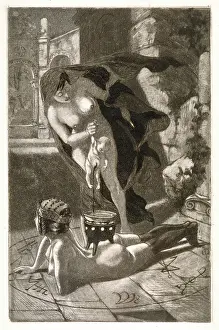 Child sacrifice, circa 15th century