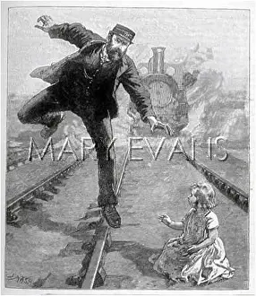Plucked: CHILD SAVED FROM RAILWAY
