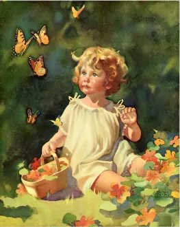 Tipton: Child Sees Butterflies