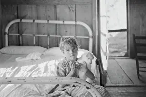 Shahn: Child - Sharecropper - Rural - Poverty