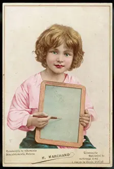 Slates: CHILD WITH A SLATE