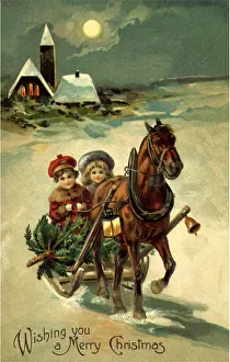 Sledding: Two Child Sled