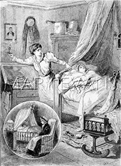 Duvet: CHILD SLEEPING W NURSE