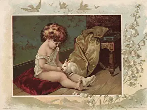 Inset: Child with White Rabbit