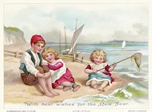 Reminding: Children on the beach