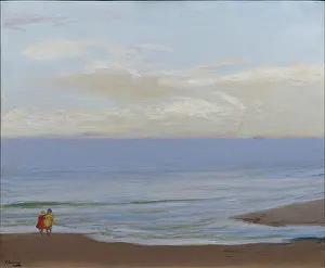 Lavery: Two Children on the Beach
