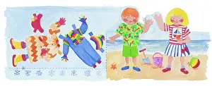 Sided: Children on the Beach