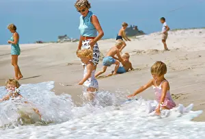 Hamptons: Children - beach - summer - enjoyment