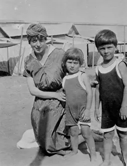 Lido: Children on the beach, Venice