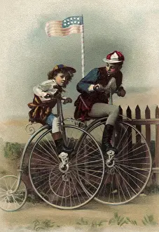 Bicycling: Children Bicycling