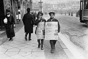 Rates: Children with billboards in Berlin, 1920