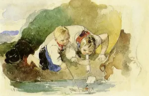Peder: Children with Boats