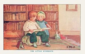 Pouffe: Children and books