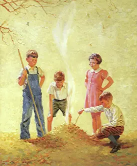Sambrook: Children Burn Leaves