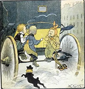 Misbehaviour: CHILDREN CADGE RIDE 1902