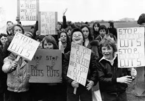 Comprehensive: Children campaigning against education cuts, Bristol
