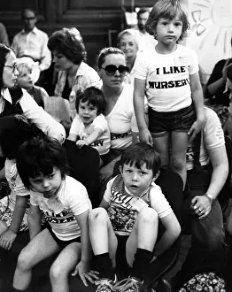 Teeshirts: Children campaigning against nursery cuts