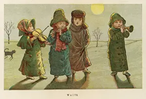 Carolling: Children carol singing