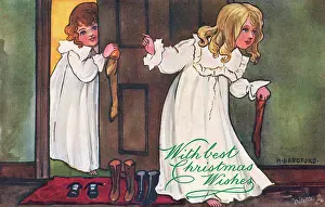 Nightdresses: Children at Christmas