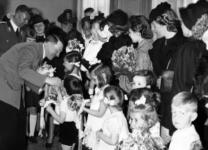 Congratulate: Children congratulate Adolf HItler 1939