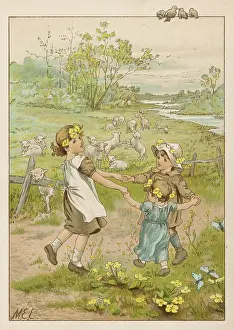 Frisky: CHILDREN DANCING C1880