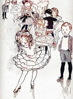 Children dancing at a party