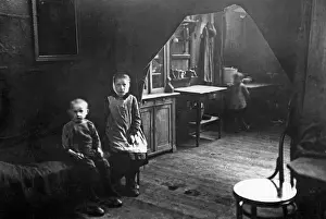 Curtains: Children in a dark flat