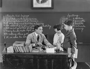 Irritated: Children in detention after school
