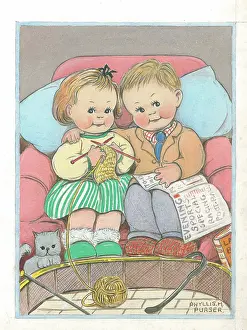 Purser: Children dressing up/playing