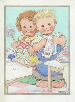 Purser: Children dressing up/playing