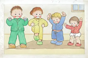 Purser: Children dressing up/playing