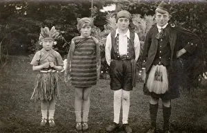 Bumble: Four children in fancy dress, c.1925