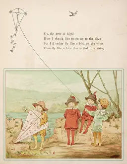 Kites: Children flying kites