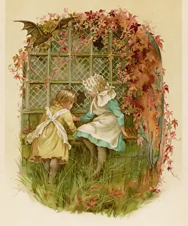 Leaded: CHILDREN/GARDEN 1889