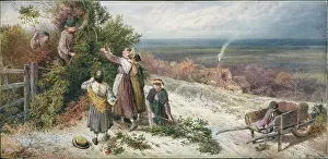 Myles: Children Gathering Holly in the Snow