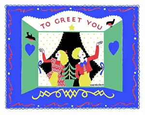 Bethell: Children greeting Robins