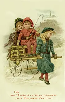 Imagining: Children & a hand-cart
