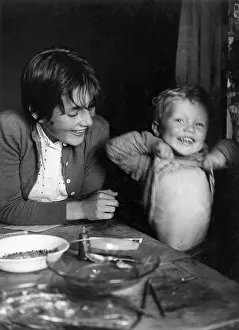 Exhibitionist: Two children having fun at a table