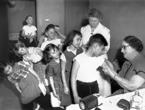 Inoculated: Children inoculated against diphtheria. ?