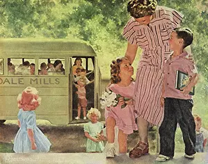 Crockwell: Children and Kindergarten Teacher