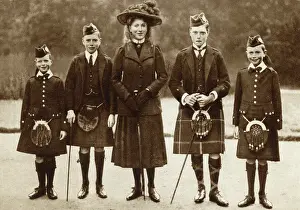 Sporrans: Five of the children of King George V