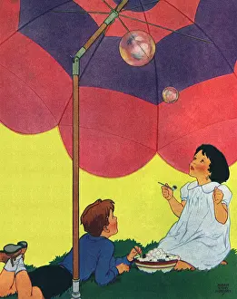 Hurford: Children Making Bubbles