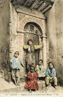 Rivets: Children by an ornate doorway